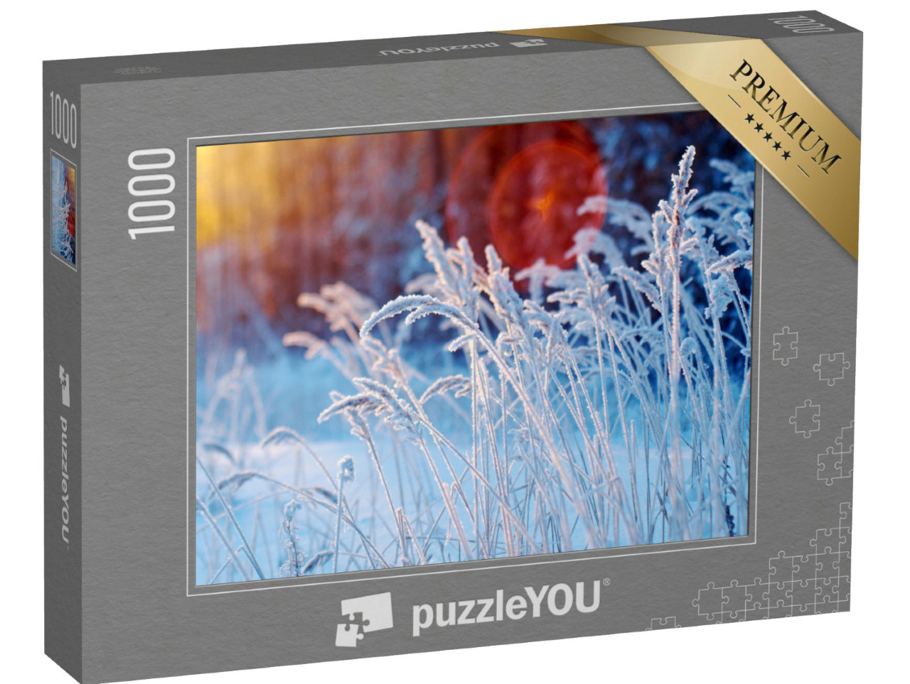 Puzzle de 1000 pièces « Céréales congelées en hiver »