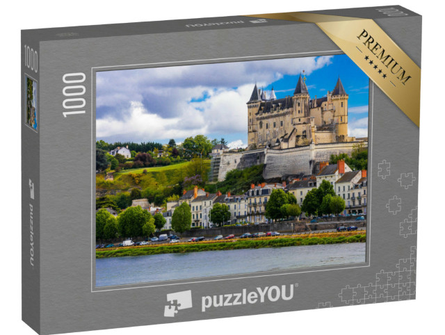 Puzzle de 1000 pièces « Château médiéval de Saumur, vallée de la Loire, France »