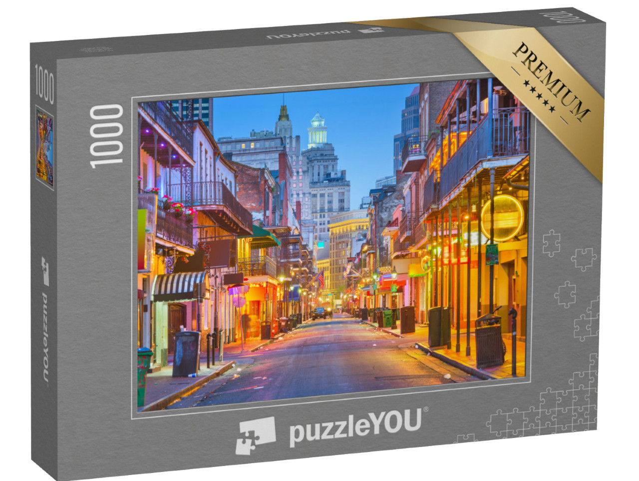 Puzzle de 1000 pièces « Bourbon Street à la Nouvelle-Orléans, États-Unis »