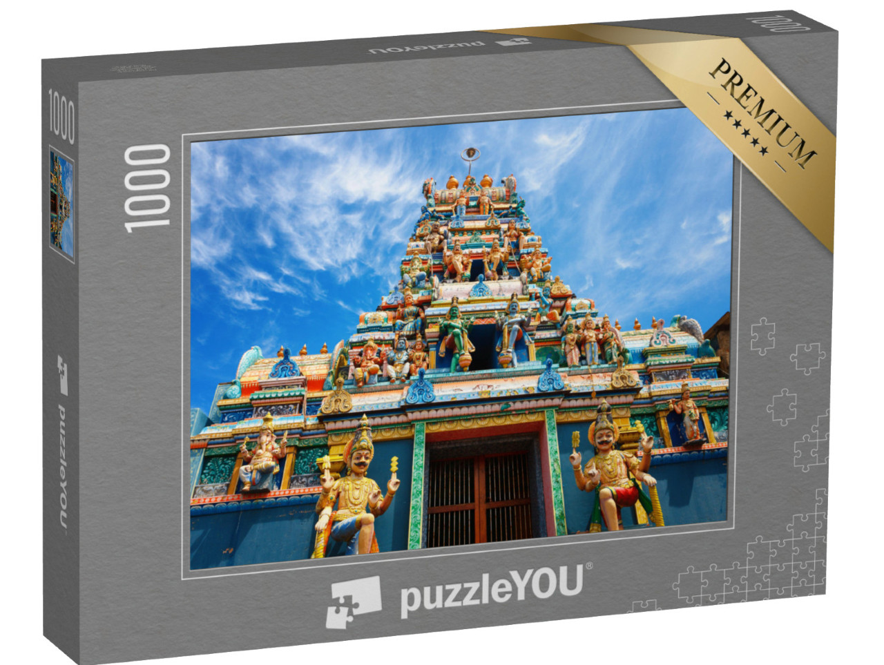 Puzzle de 1000 pièces « Temple hindou traditionnel, Colombo, Sri Lanka »