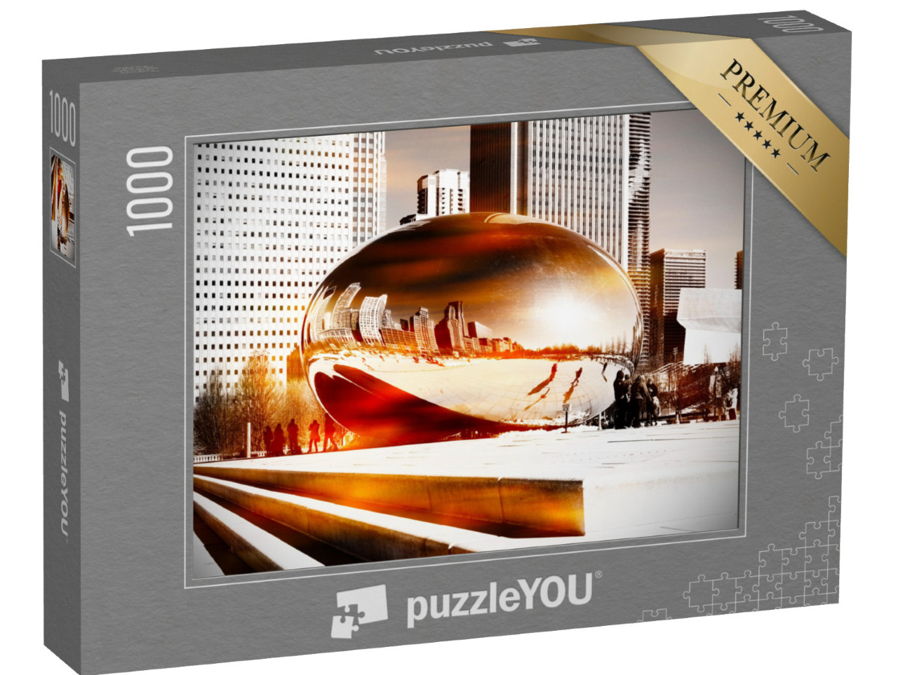 Puzzle de 1000 pièces « Scène de rue urbaine »