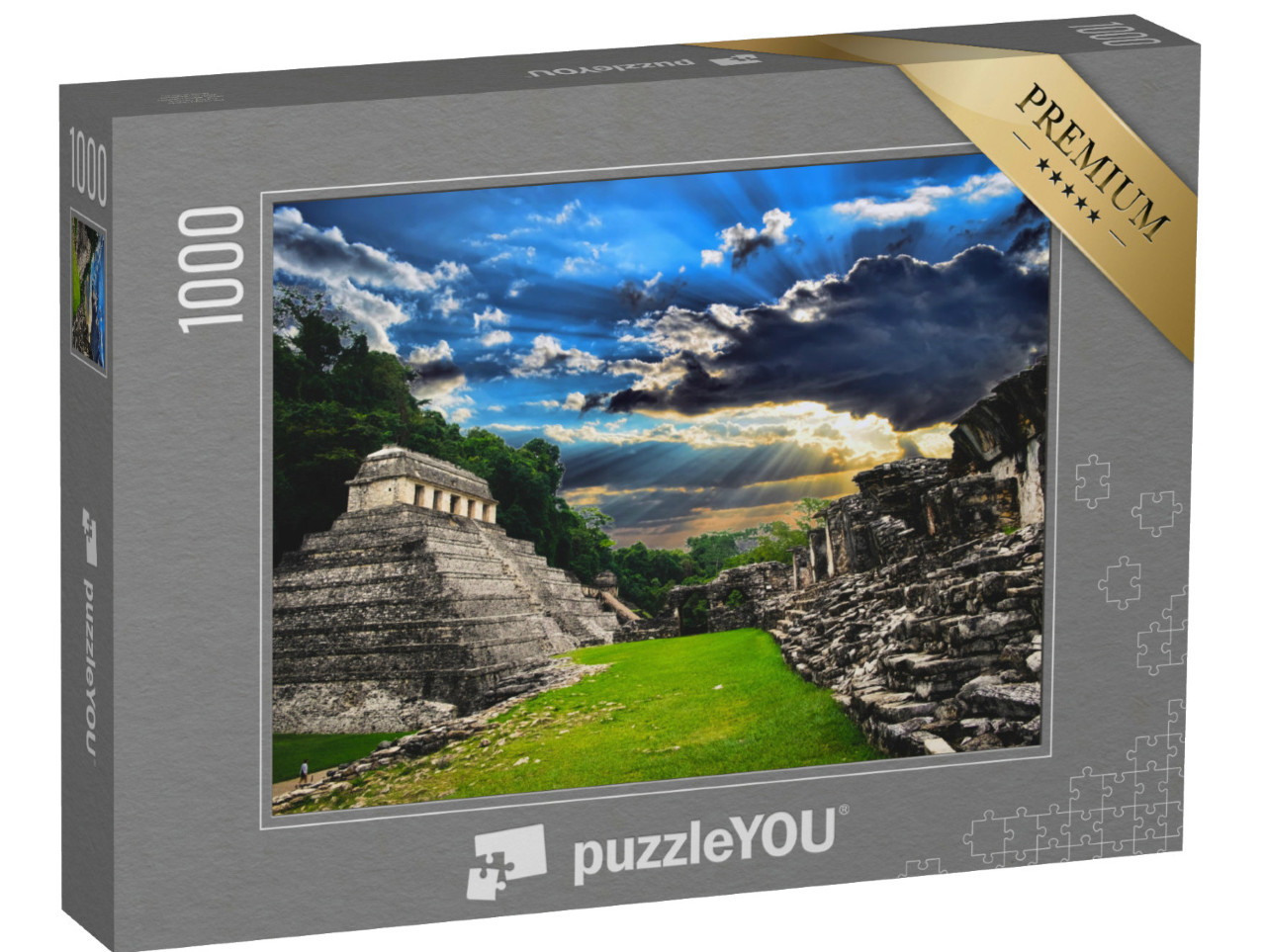 Puzzle de 1000 pièces « Ruines mayas de Palenque, Mexique »