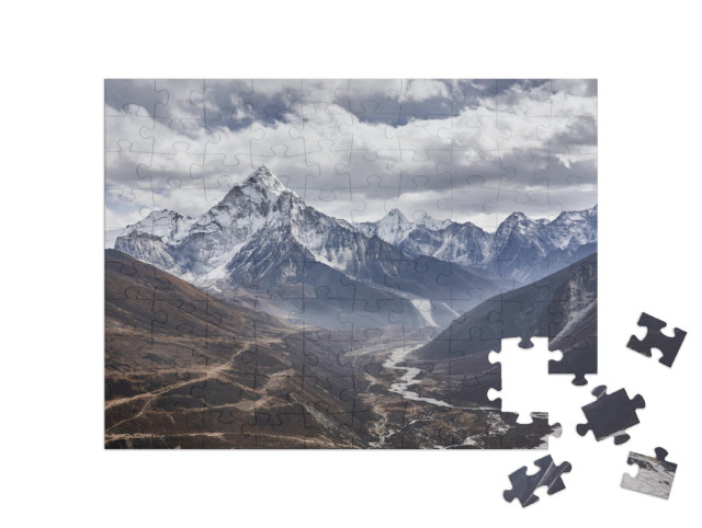 Puzzle de 100 pièces « Mont Am Dablam au Népal »