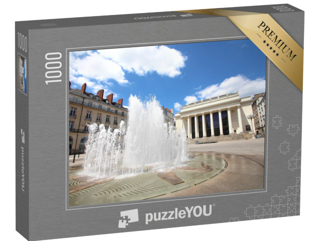 Puzzle de 1000 pièces « Nantes (France) - Théâtre et fontaine de la place Graslin »