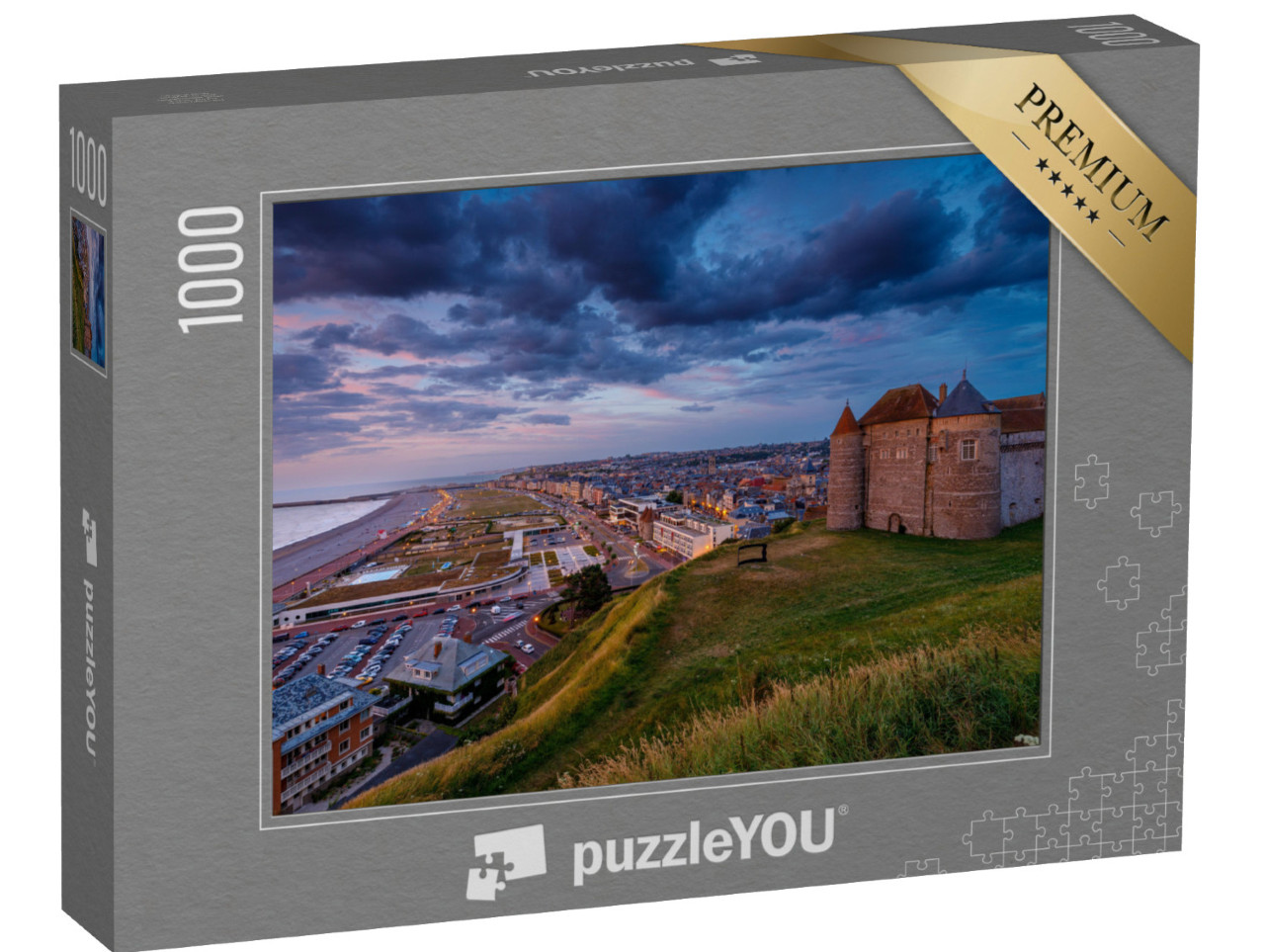 Puzzle de 1000 pièces « Le château de Dieppe en Normandie France »