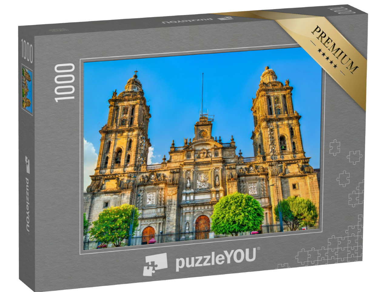 Puzzle de 1000 pièces « La cathédrale métropolitaine de Mexico »