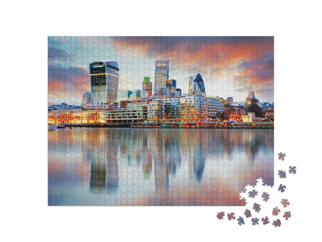 Puzzle de 1000 pièces « Skyline de Londres »