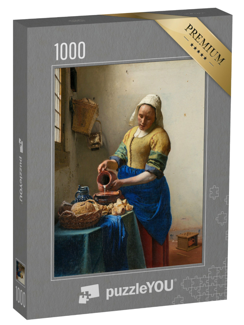 Puzzle de 1000 pièces « Johannes Vermeer - La laitière »
