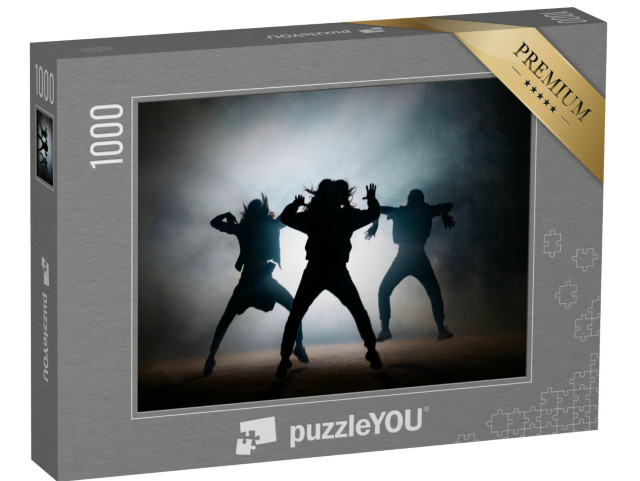 Puzzle de 1000 pièces « Danseurs de hip-hop sur scène »