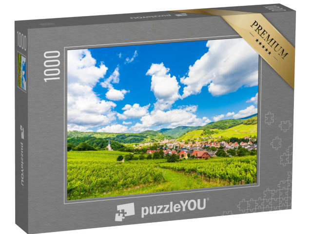 Puzzle de 1000 pièces « Itterswiller village médiéval en Alsace France »
