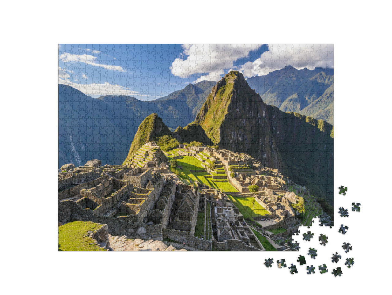 Puzzle de 1000 pièces « Machu Picchu, sanctuaire historique au Pérou »