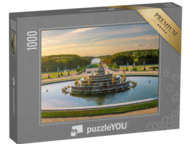 Puzzle de 1000 pièces « Jardin du Château de Versailles et fontaine de Latona »