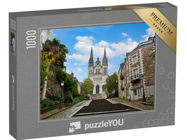 Puzzle de 1000 pièces « Église cathédrale Saint Maurice, Angers, France »