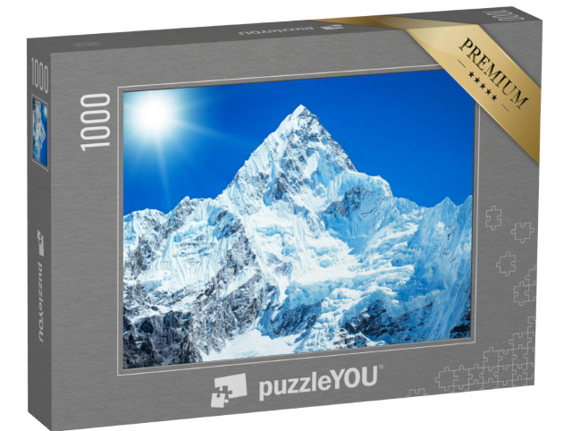 Puzzle de 1000 pièces « La plus haute montagne du monde : le sommet du mont Everest »
