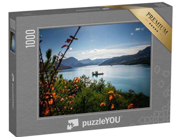 Puzzle de 1000 pièces « Lac de Serre Ponçon dans les Alpes françaises »