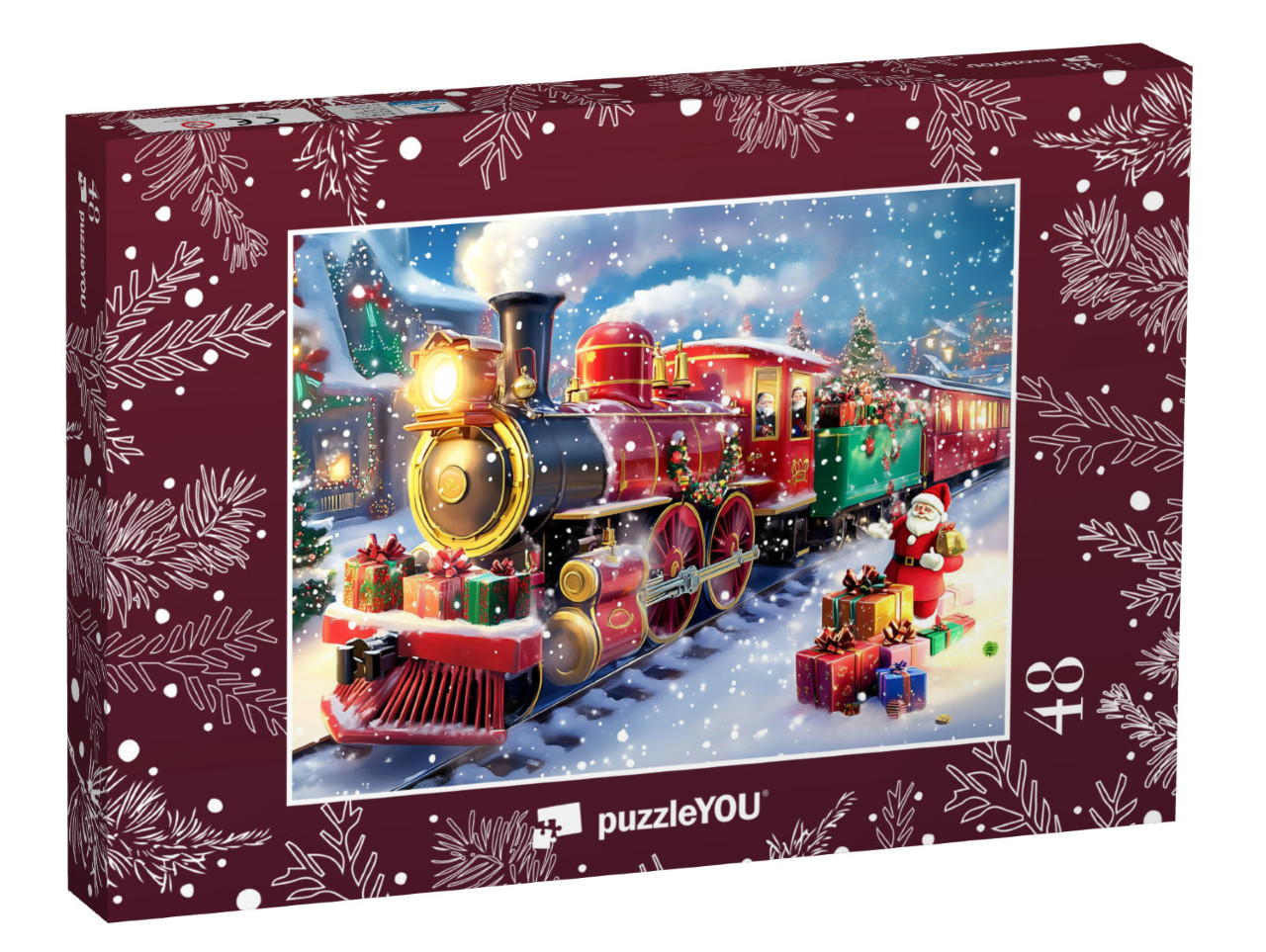 Puzzle de 48 pièces « Le Polar Express apporte de nombreux cadeaux »