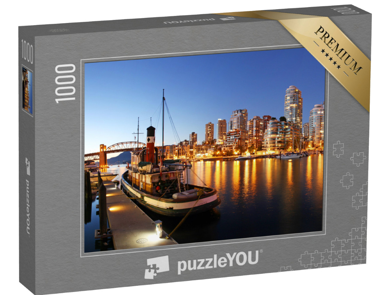 Puzzle de 1000 pièces « Vancouver au crépuscule »