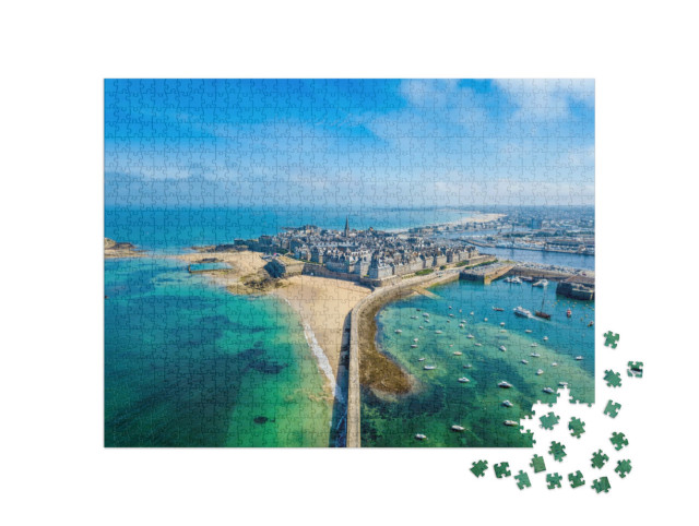 Puzzle de 1000 pièces « Saint Malo : ville des corsaires, Bretagne, France »
