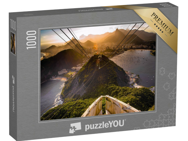 Puzzle de 1000 pièces « Téléphérique du Pain de Sucre, Rio de Janeiro, Brésil »