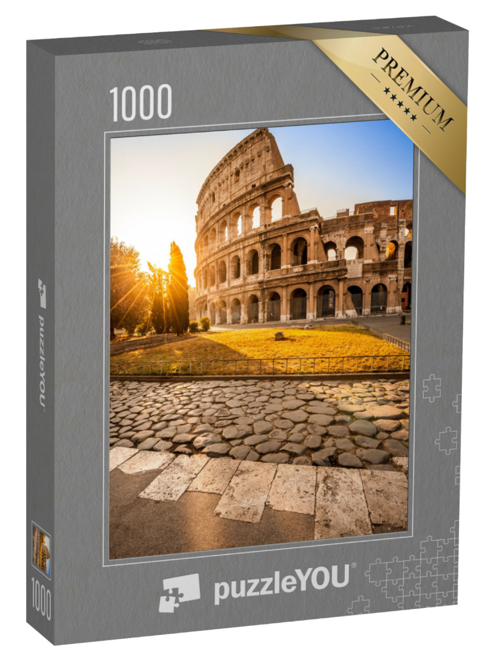 Puzzle de 1000 pièces « Colisée au lever du soleil, Rome, Italie »