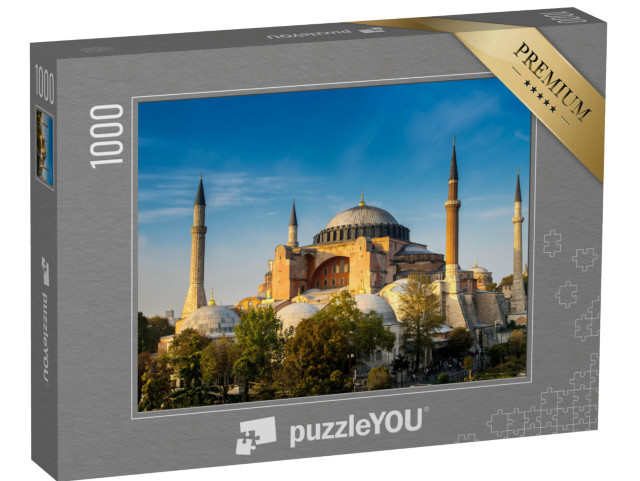 Puzzle de 1000 pièces « Magnifique Hagia Sofia, le célèbre symbole d'Istanbul »