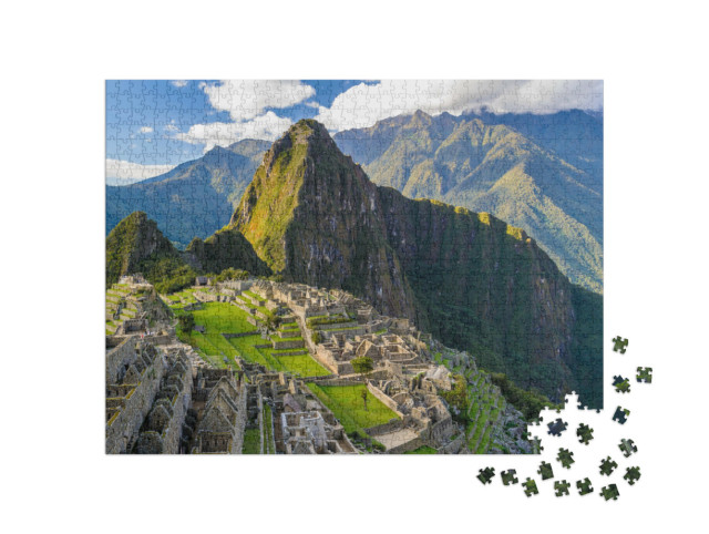 Puzzle de 1000 pièces « Machu Picchu, site du patrimoine mondial, Pérou »