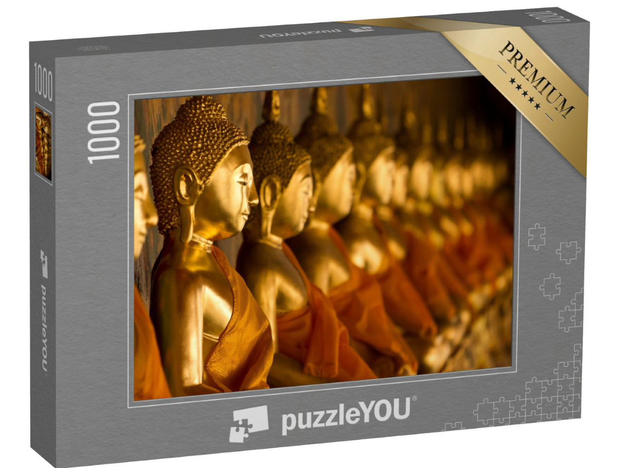 Puzzle de 1000 pièces « Statue de Bouddha au Wat Arun, Bangkok Thaïlande »