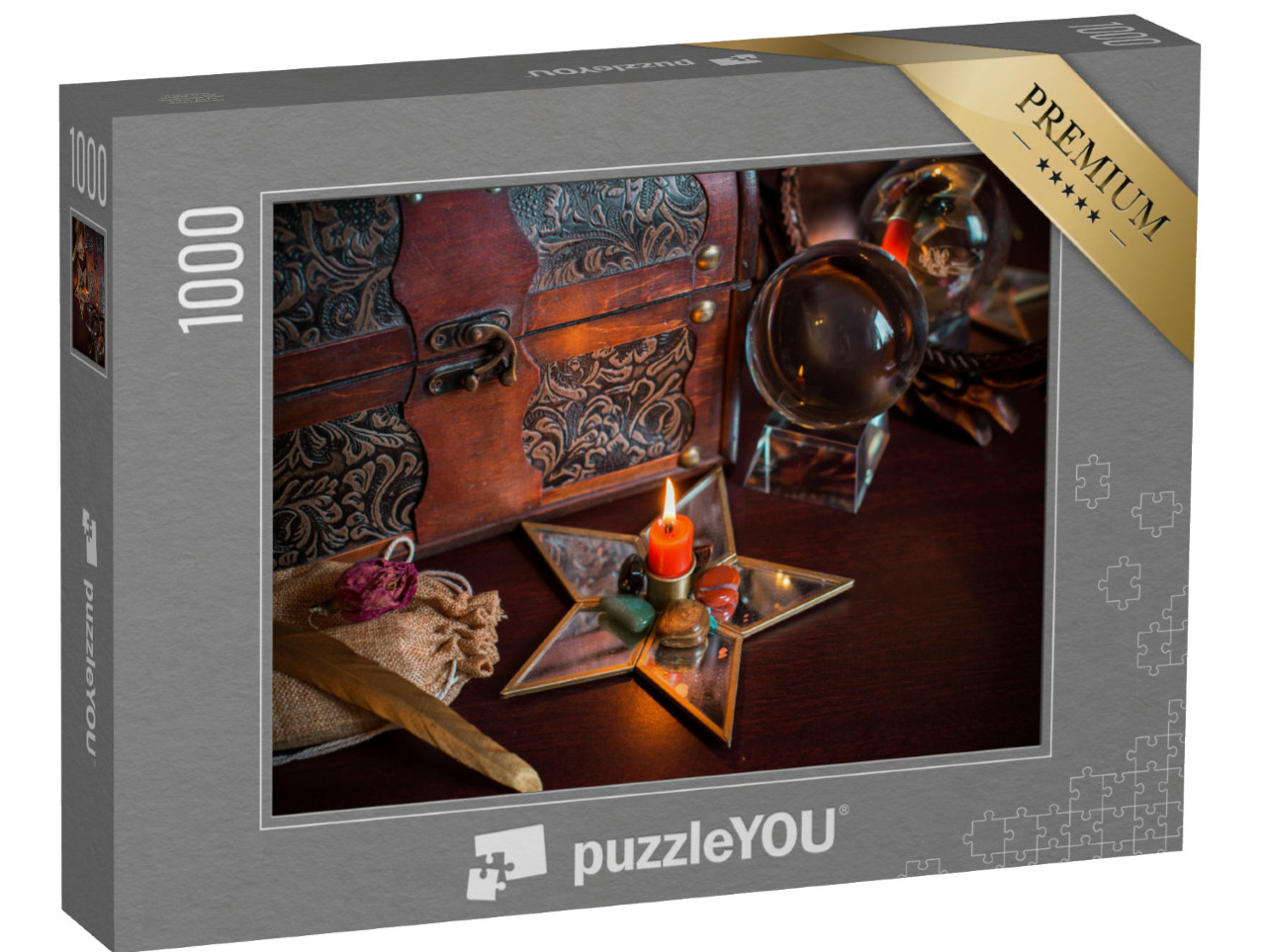 Puzzle de 1000 pièces « Une diseuse de bonne aventure »