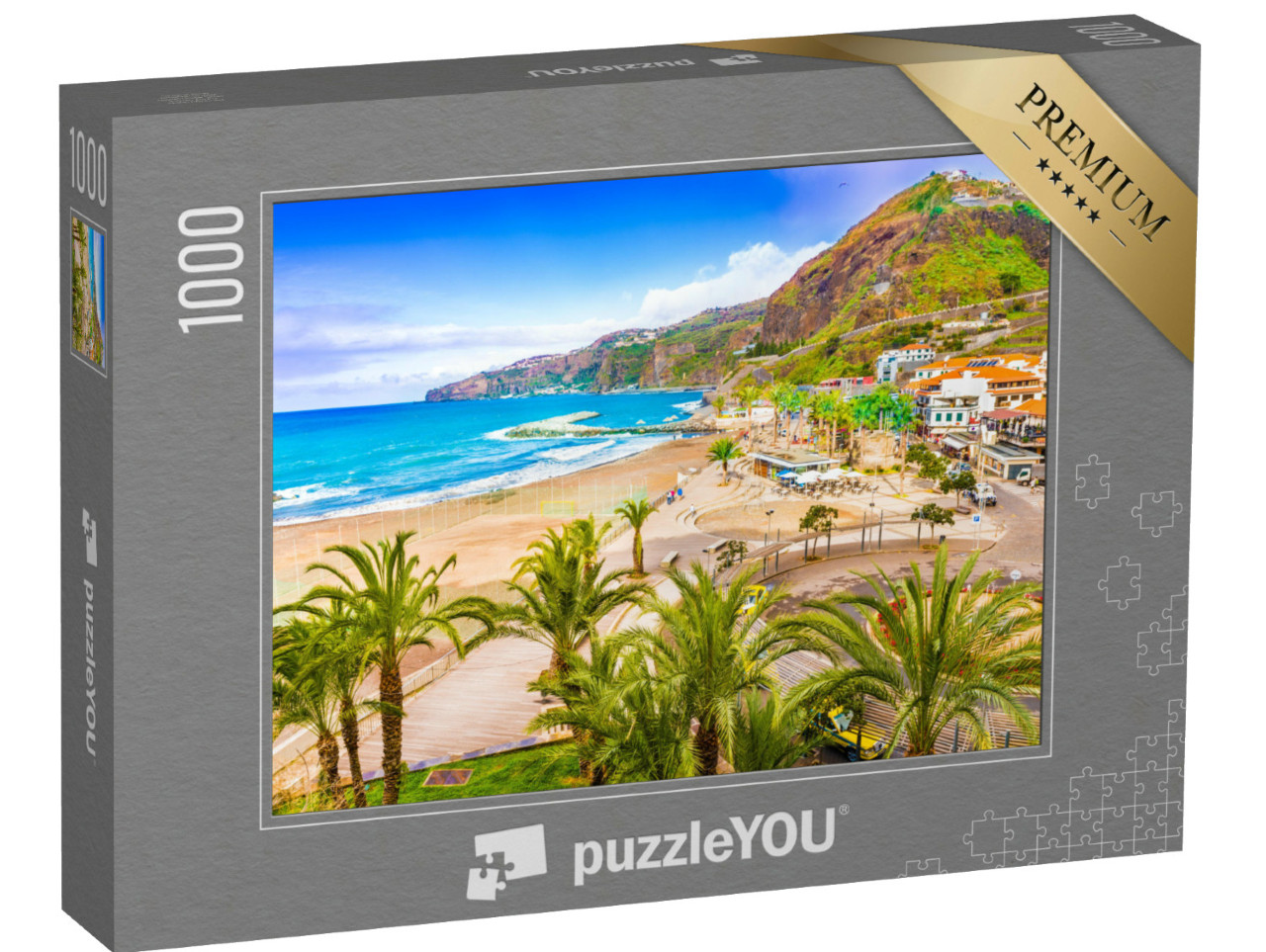 Puzzle de 1000 pièces « Malerische Stadt Ribeira Brava, Madère, Portugal »