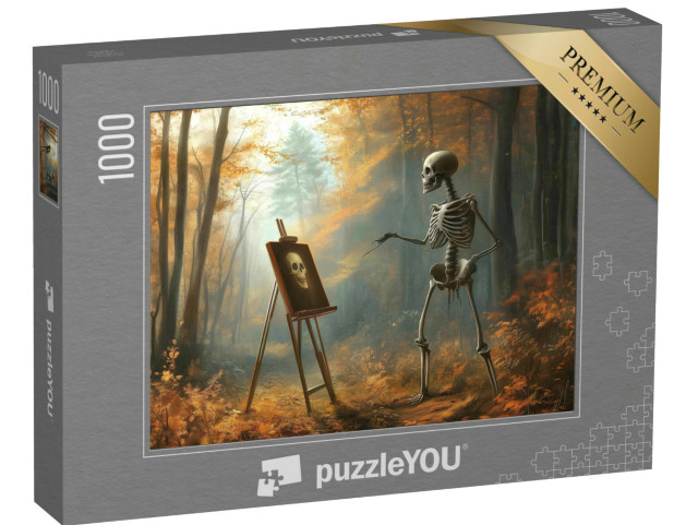 Puzzle de 1000 pièces « Artiste squelette »