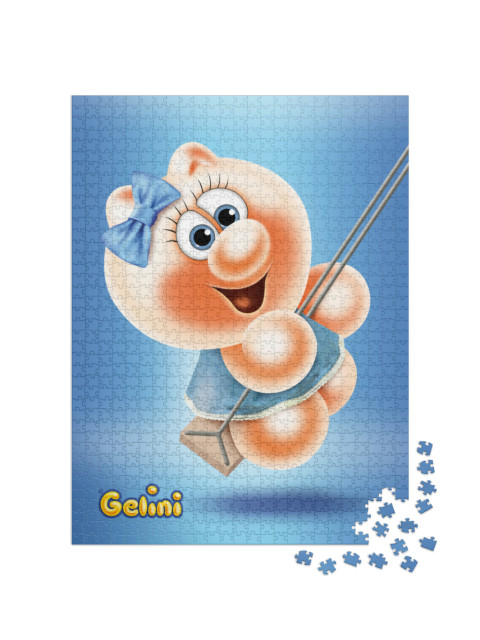 Puzzle de 1000 pièces « Gelini Mousse »