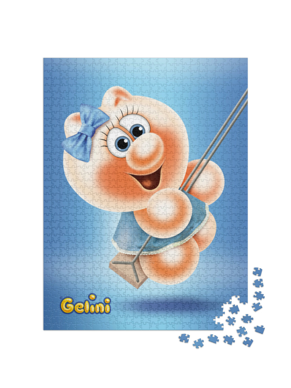 Puzzle de 1000 pièces « Gelini Mousse »