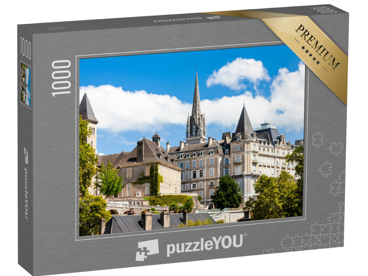 Puzzle de 1000 pièces « Pau dans les Pyrénées-Atlantiques, France »