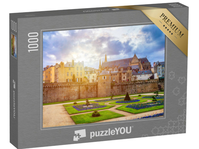 Puzzle de 1000 pièces « Vannes, une ville médiévale de Bretagne (France). »