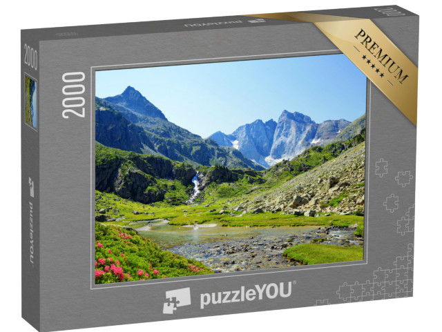 Puzzle de 2000 pièces « Montagne de Vignemale dans le Parc national des Pyrénées. Occitanie dans le sud de la France. »