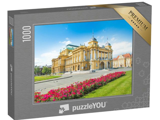 Puzzle de 1000 pièces « Théâtre national croate de Zagreb »