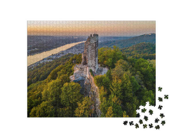 Puzzle de 1000 pièces « Drachenfels sur le Rhin près de Bonn »