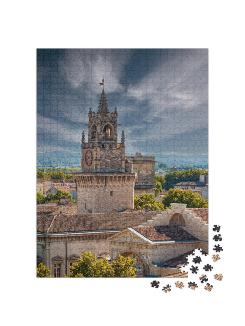 Puzzle de 1000 pièces « Le Palais des Papes à Avignon, France »