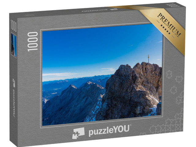 Puzzle de 1000 pièces « Sommet de la Zugspitze, la plus haute montagne d'Allemagne »