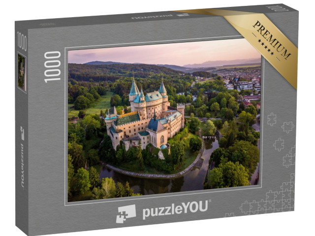 Puzzle de 1000 pièces « Impressionnant château de Bojnice en Slovaquie »