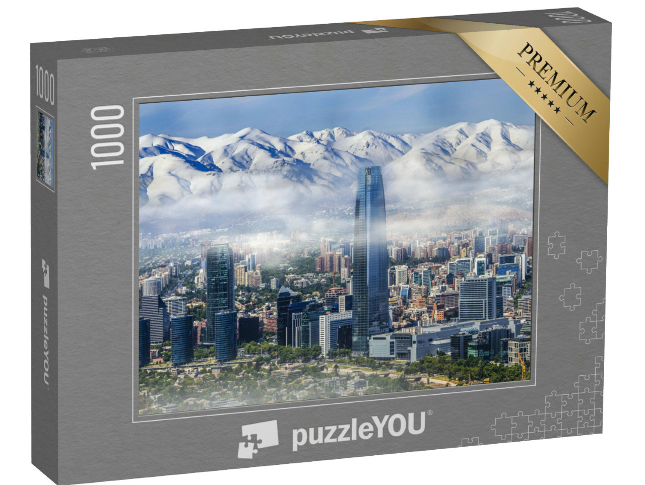 Puzzle de 1000 pièces « Gratte-ciel de Santiago, Chili »