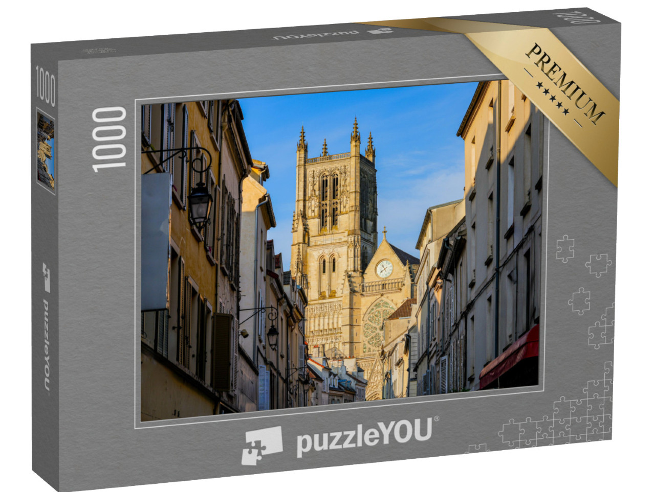 Puzzle de 1000 pièces « La cathédrale Saint-Étienne de Meaux »