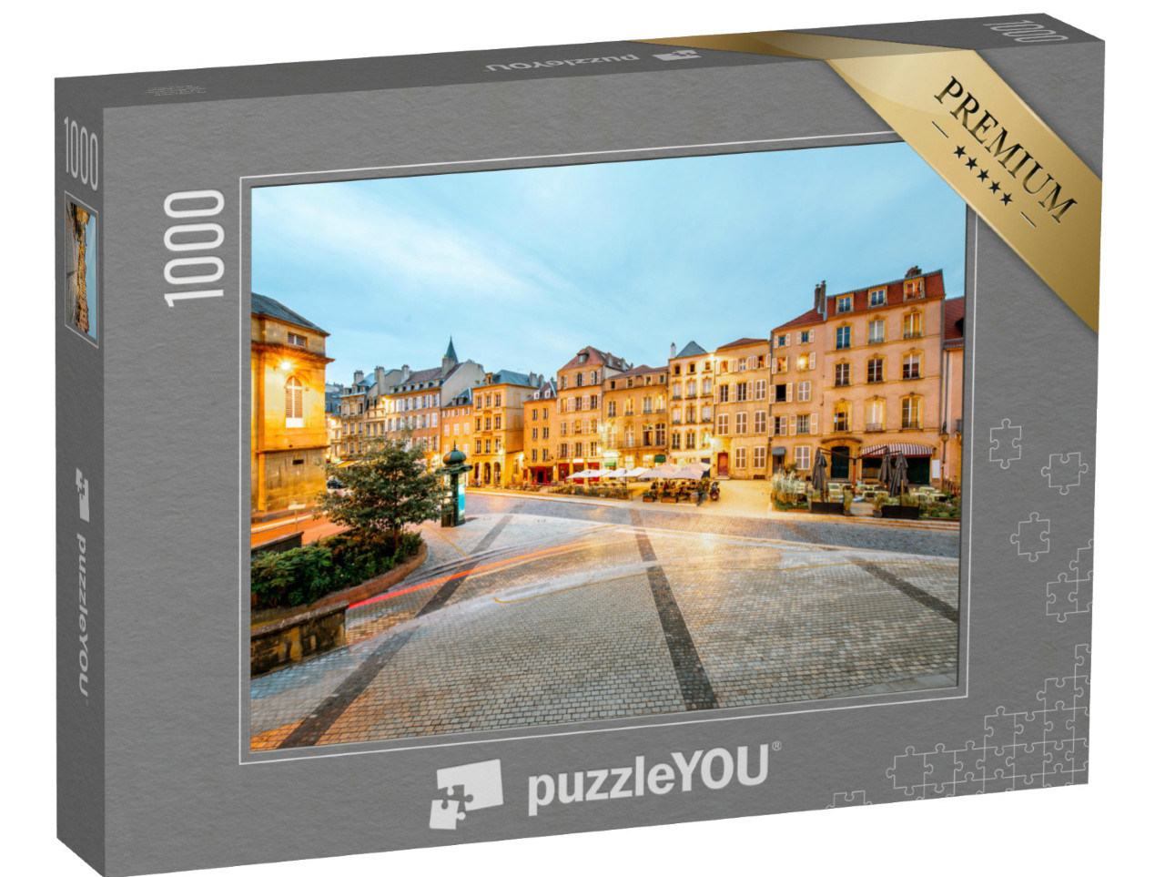 Puzzle de 1000 pièces « Centre de la vieille ville de Metz »