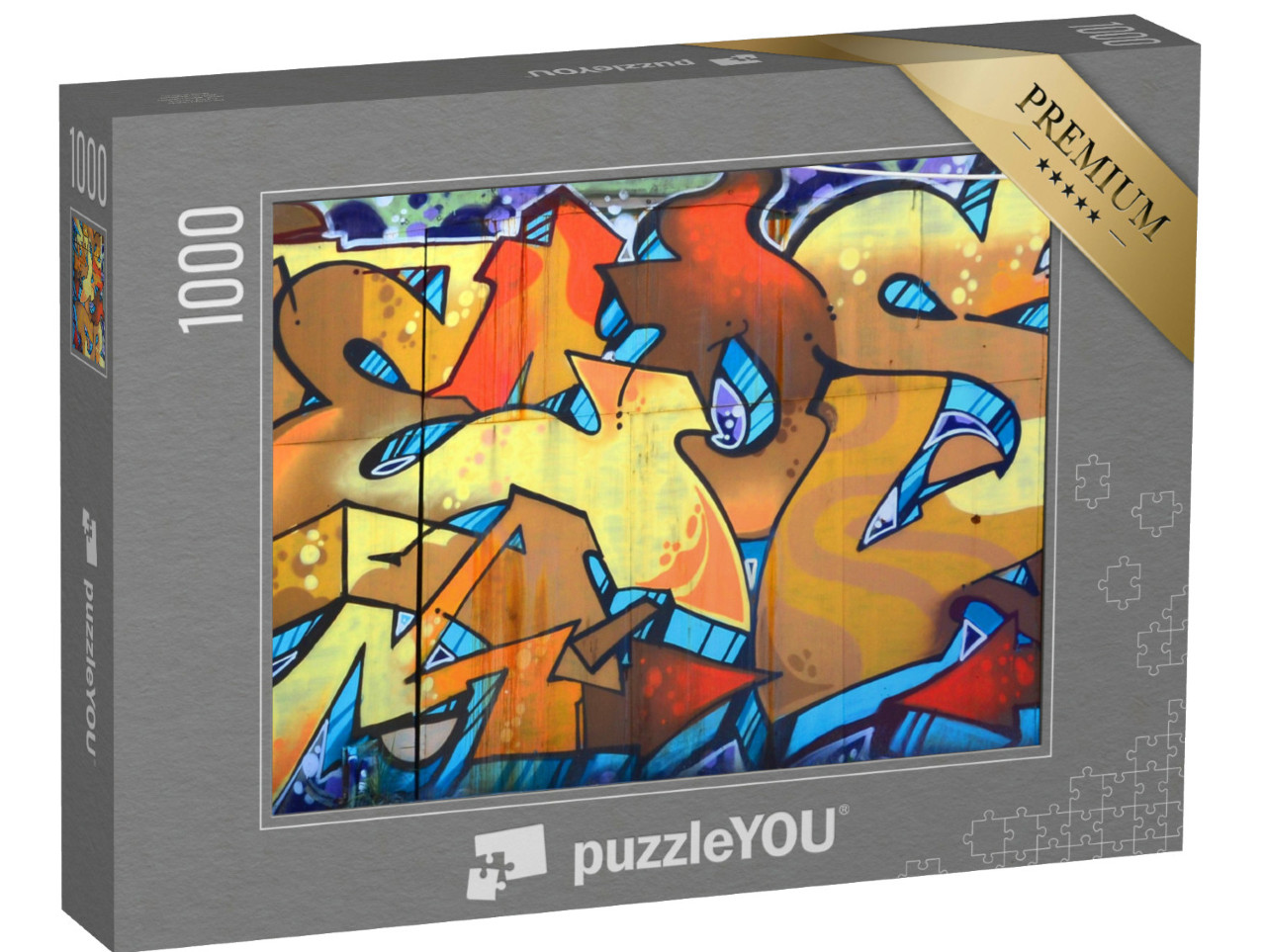 Puzzle de 1000 pièces « Peinture abstraite de graffiti »