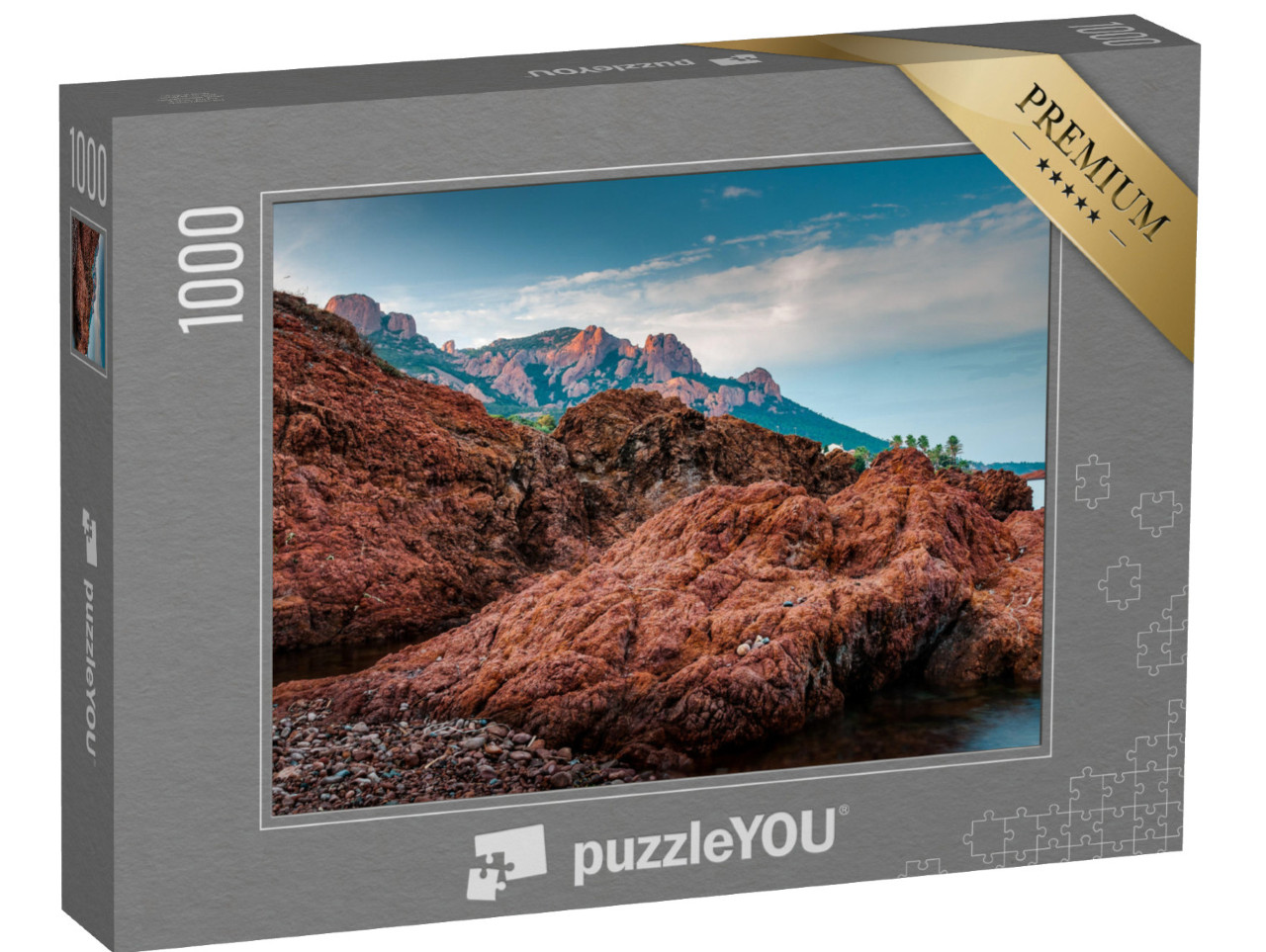 Puzzle de 1000 pièces « Le massif de l'Esterel en Provence, dans le sud-est de la France »