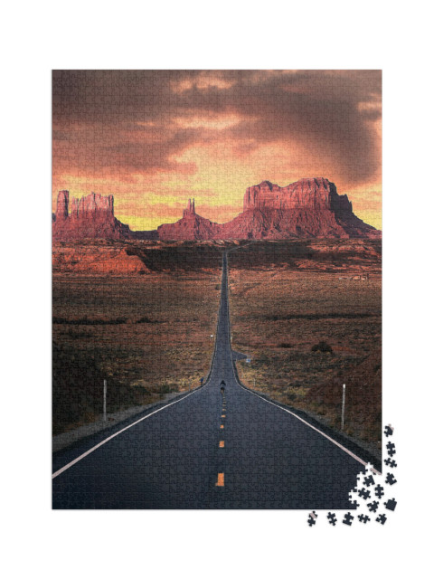 Puzzle de 2000 pièces « Monument Valley, Utah, États-Unis »