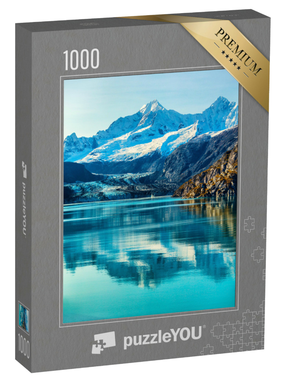 Puzzle de 1000 pièces « Baie des Glaciers en Alaska »