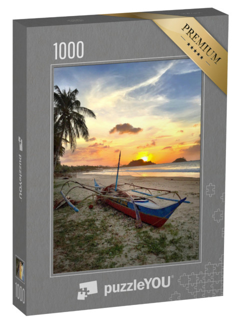 Puzzle de 1000 pièces « Coucher de soleil à Palawan, Philippines »