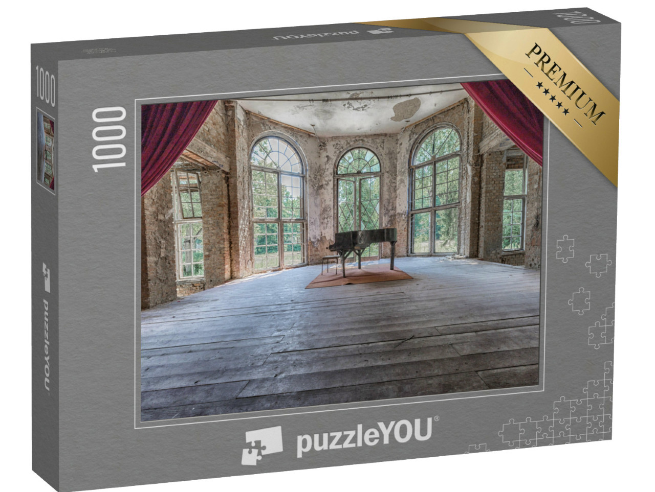 Puzzle de 1000 pièces « Lac de Grabow - un impressionnant Lost Place »