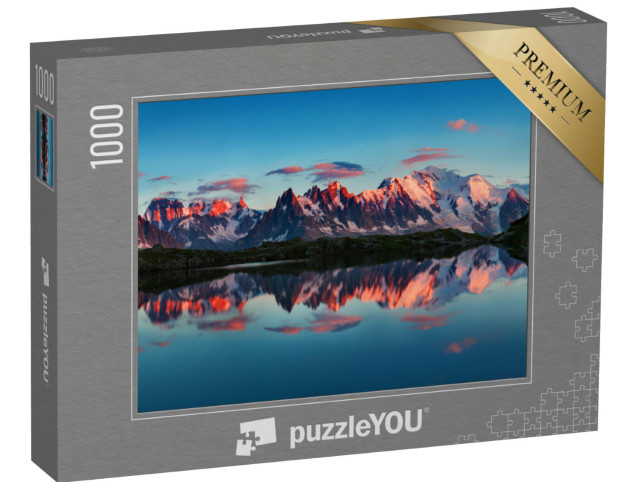 Puzzle de 1000 pièces « Le Mont Blanc en été, Alpes Graies, France, Europe »